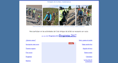 Desktop Screenshot of amigosdelabici.es