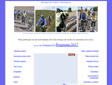 Tablet Screenshot of amigosdelabici.es